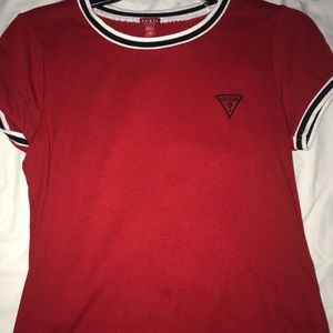 Red tshirt from guess